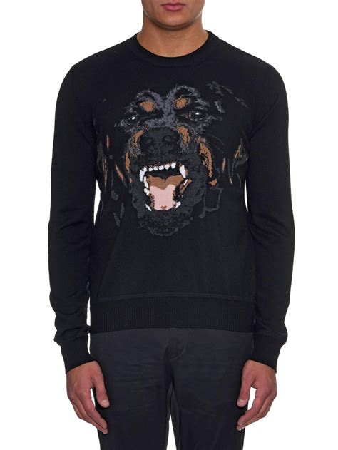 givenchy rottweiler neck sweater.